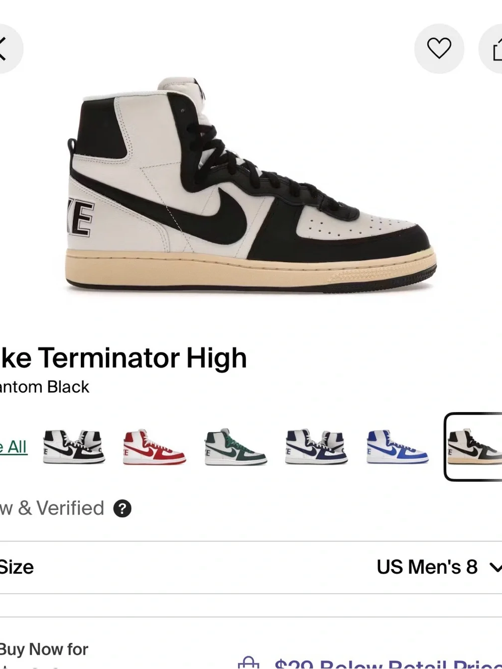 Nike High-Top Sneakers in Phantom, Black & Tan